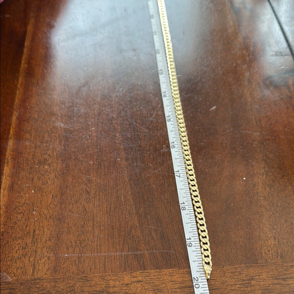Gold Diamond Cut 20” Necklace
